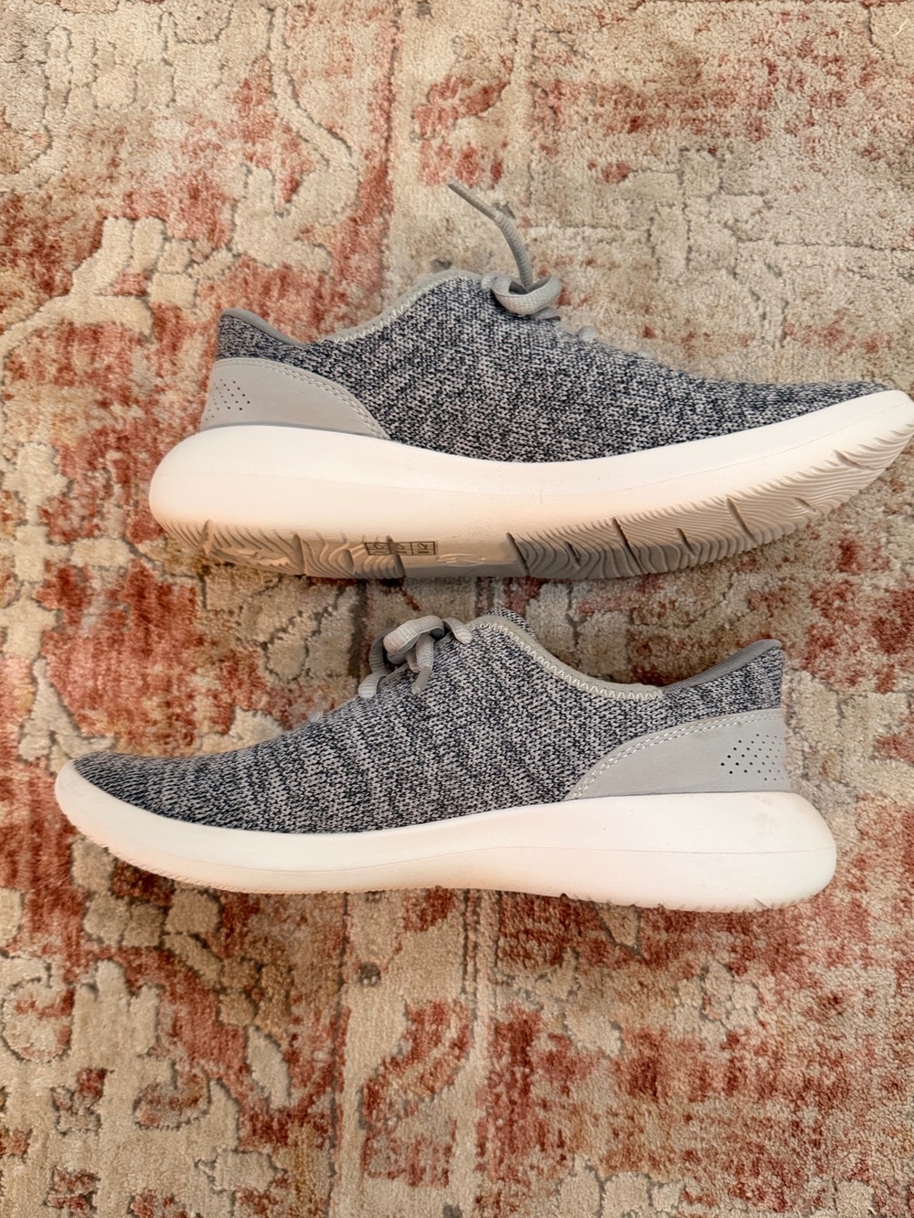 Kizik Gray Knit Slip-On Sneakers